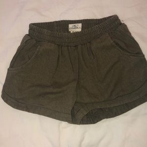 O’Neill army green beach shorts